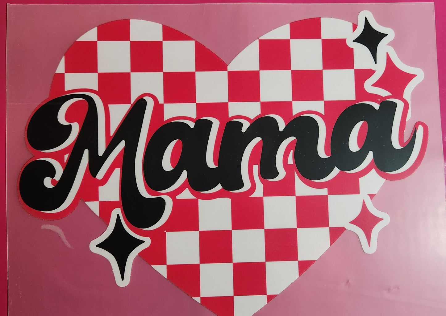 Pink Checker Mama
