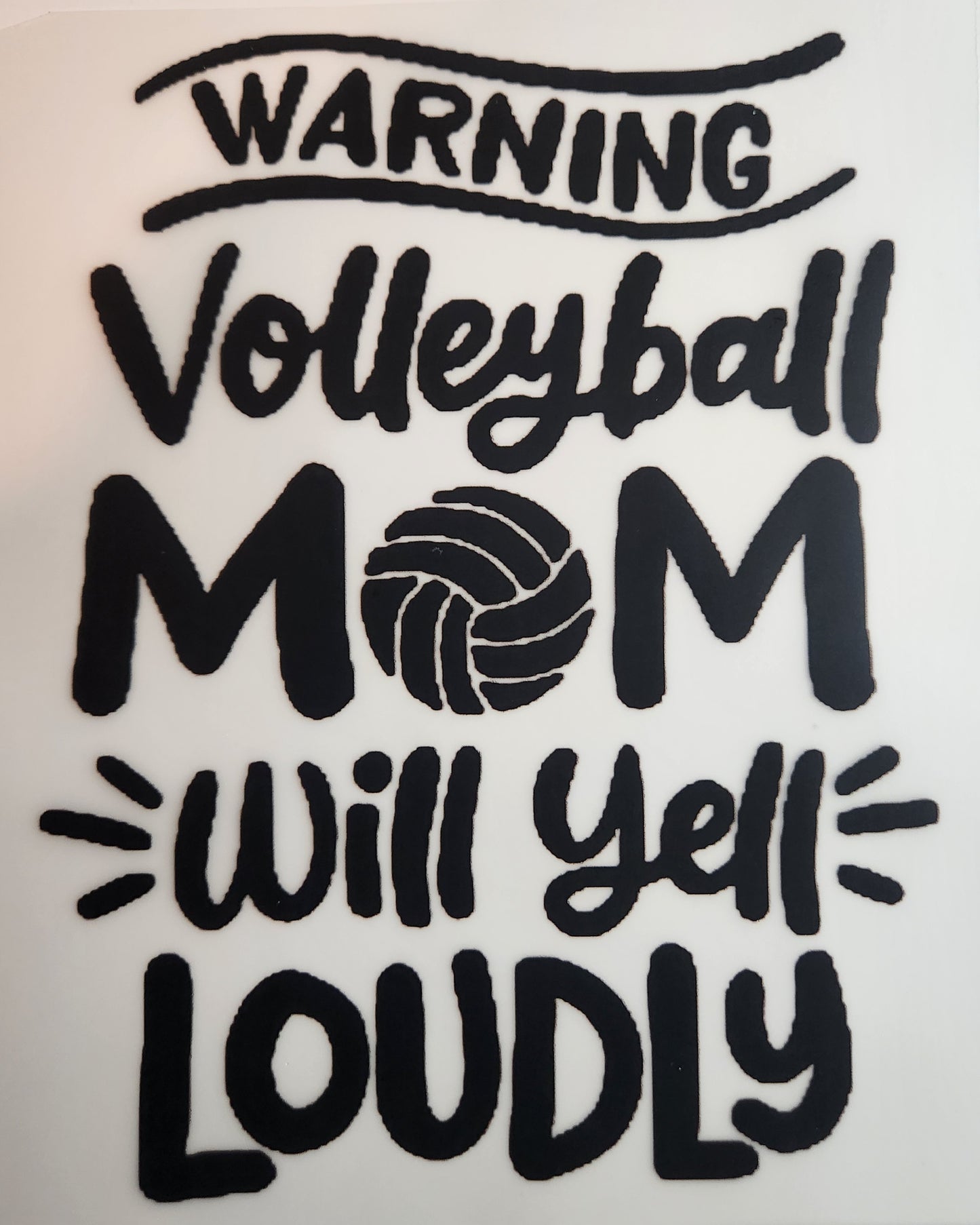 Volleyball Warning