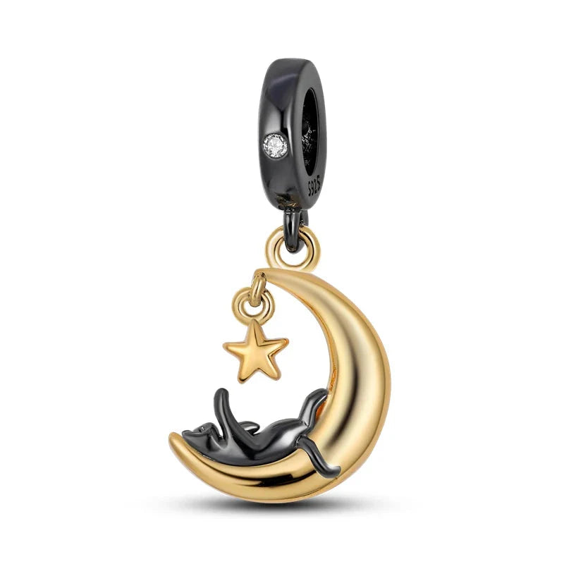 Hot Sale 925 Sterling Silver Charms Beads for Women - Perfect Fit for Pandora Bracelets, Fashionable Jewelry Pendant