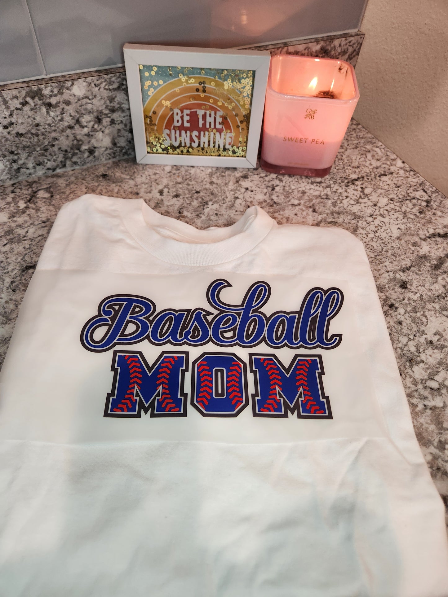 Custom DTF Transfer "Baseball Mom"