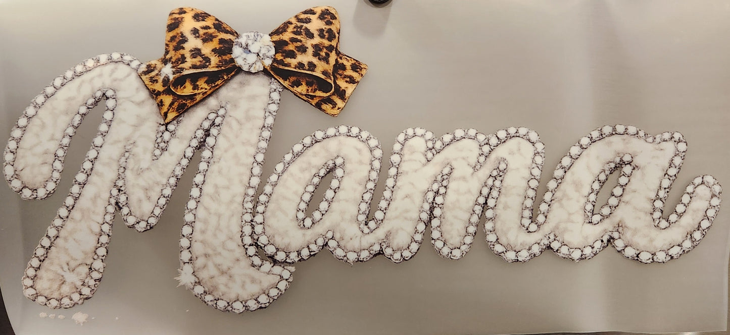 Mama with bow