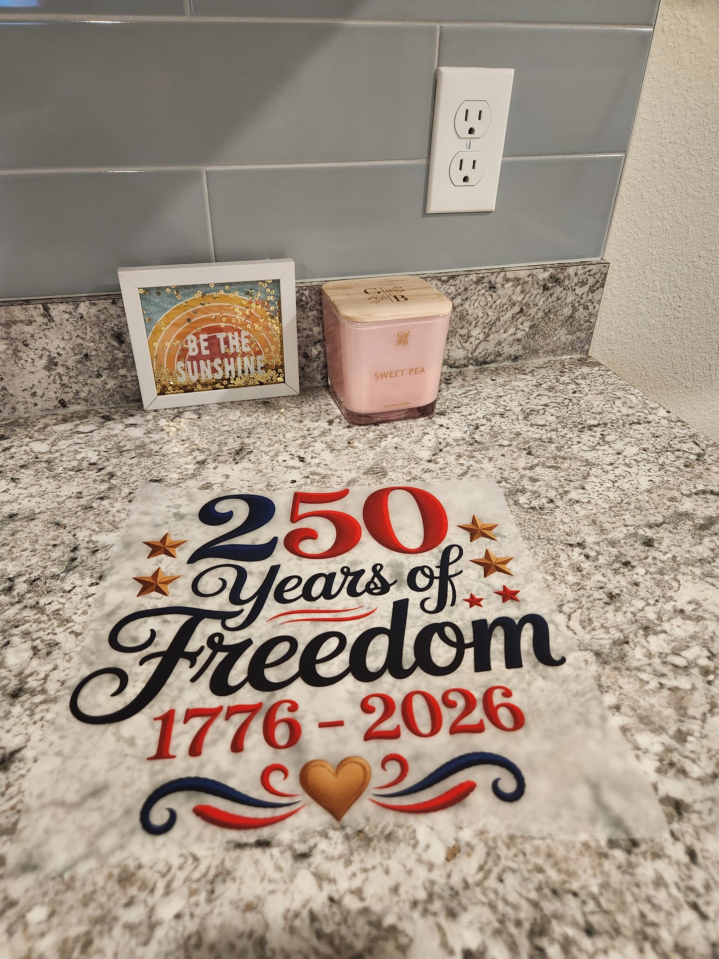 DTF Transfer "250 years freedom"