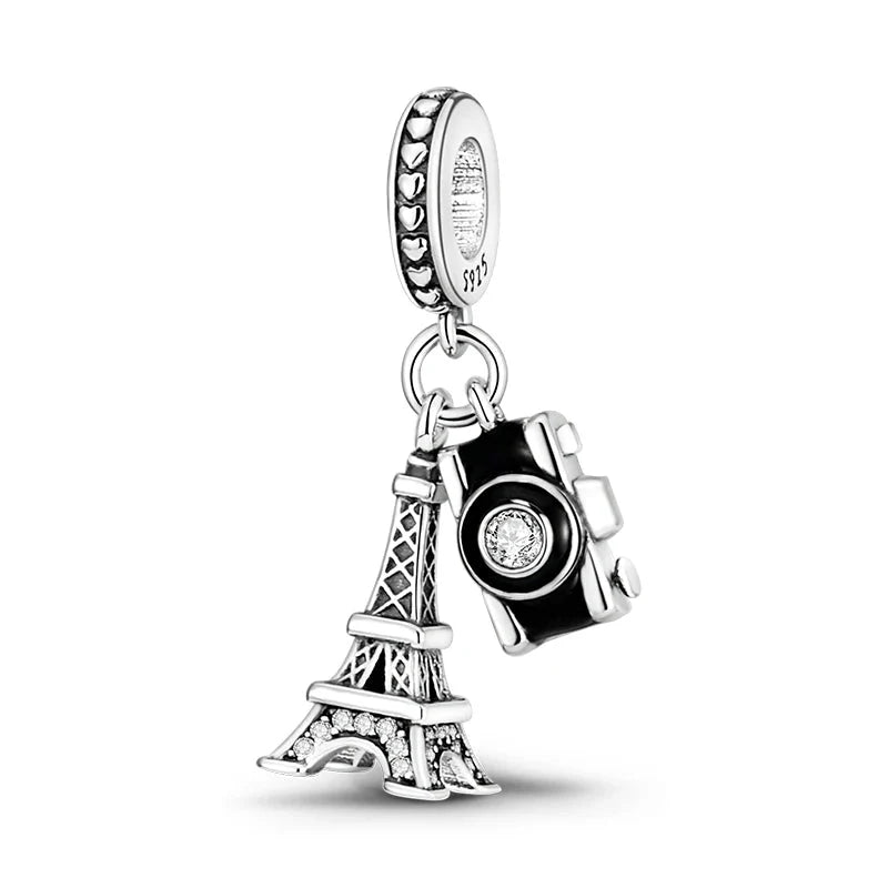 Hot Sale 925 Sterling Silver Charms Beads for Women - Perfect Fit for Pandora Bracelets, Fashionable Jewelry Pendant