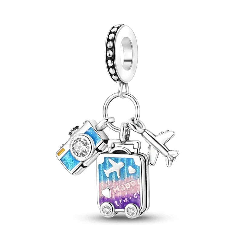 Hot Sale 925 Sterling Silver Charms Beads for Women - Perfect Fit for Pandora Bracelets, Fashionable Jewelry Pendant