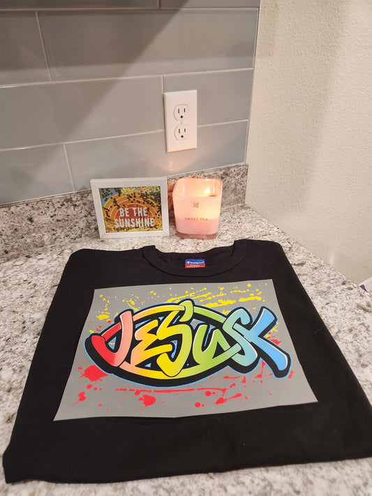 Custom "Jesus" DTF Transfer