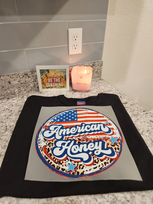 Custom " American Honey" DTF Transfer