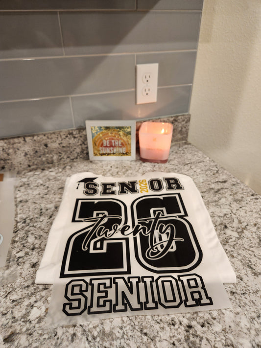 Custom " Senior 26" DTF Transfer
