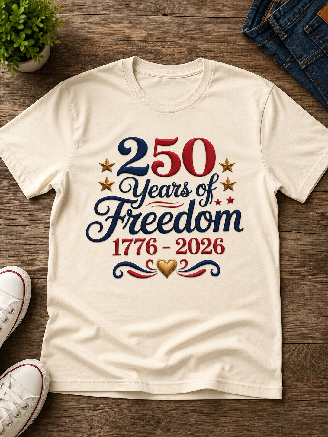 DTF Transfer "250 years freedom"