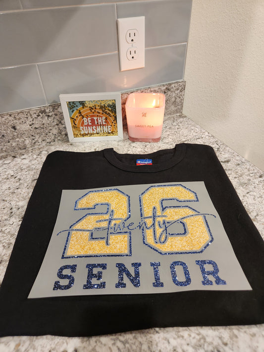 Custom "Twenty26 Senior" DTF Transfer