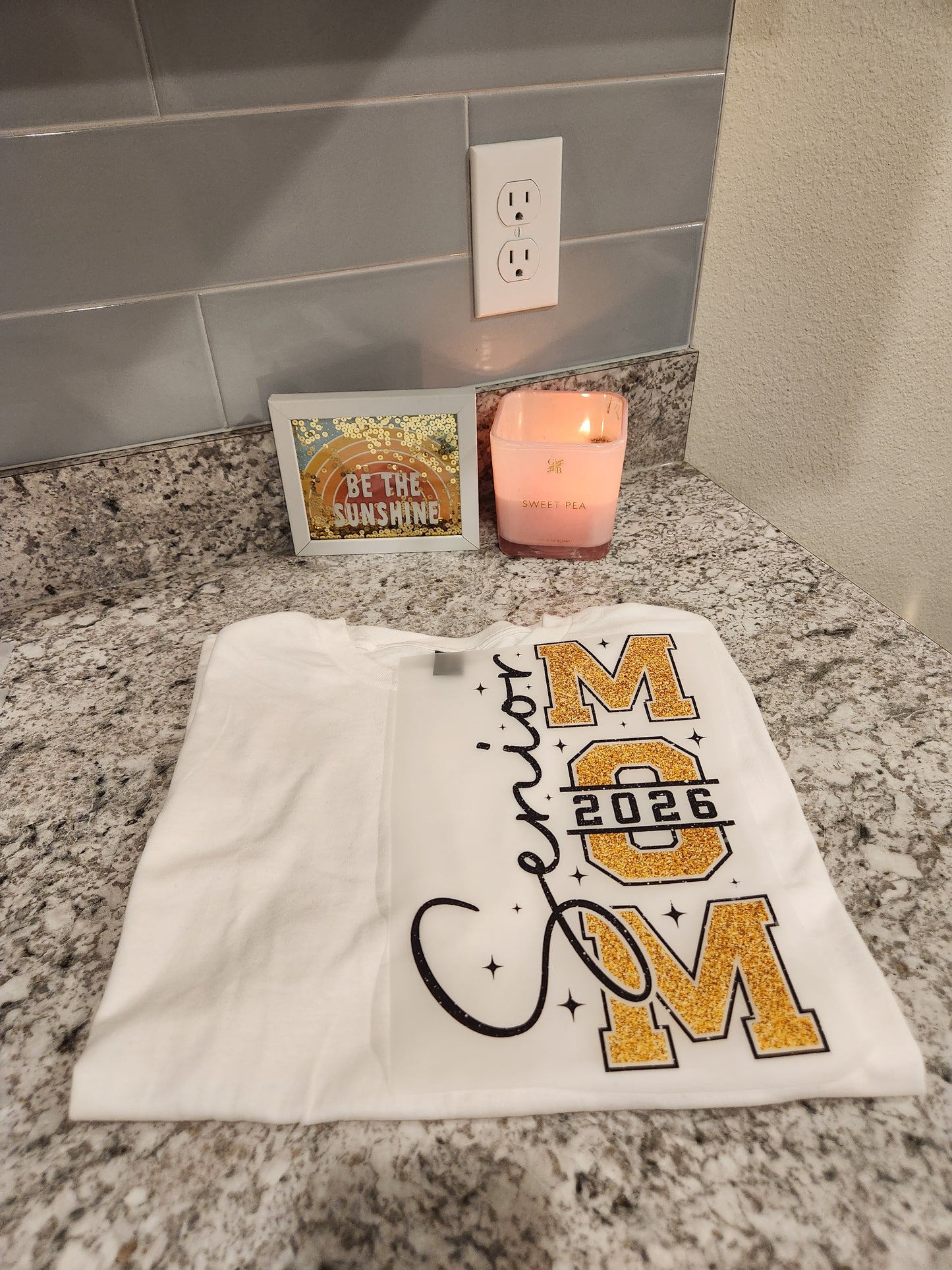 Custom "Senior Mom" vertical DTF Transfer
