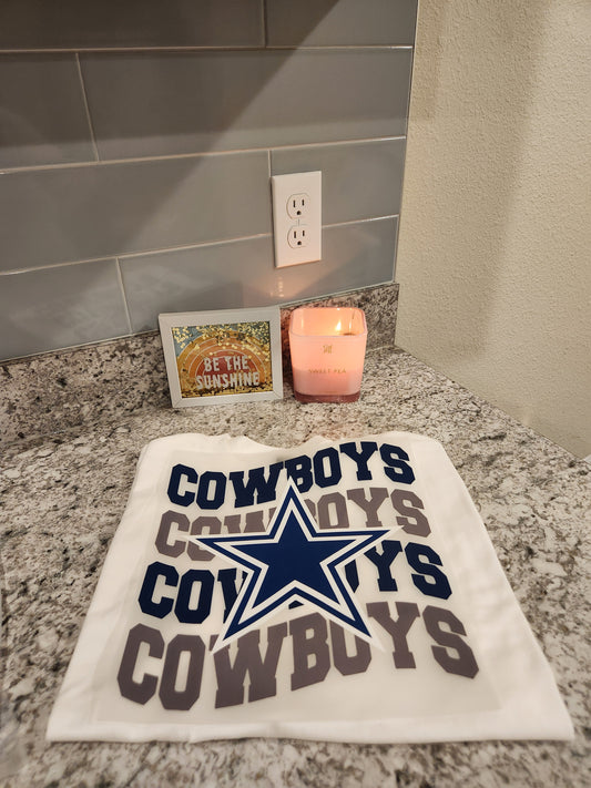 Custom "Cowboys" DTF Transfer