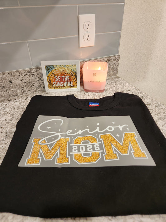 Custom "Senior Mom" DTF Transfer