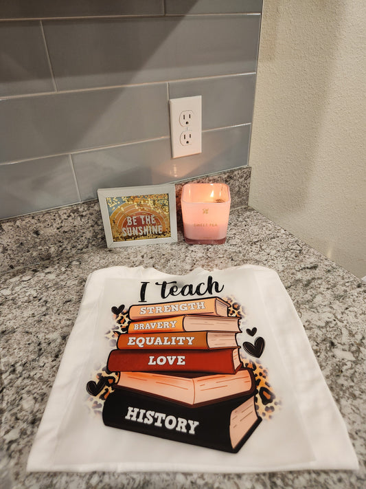Custom "I Teach" DTF Transfer